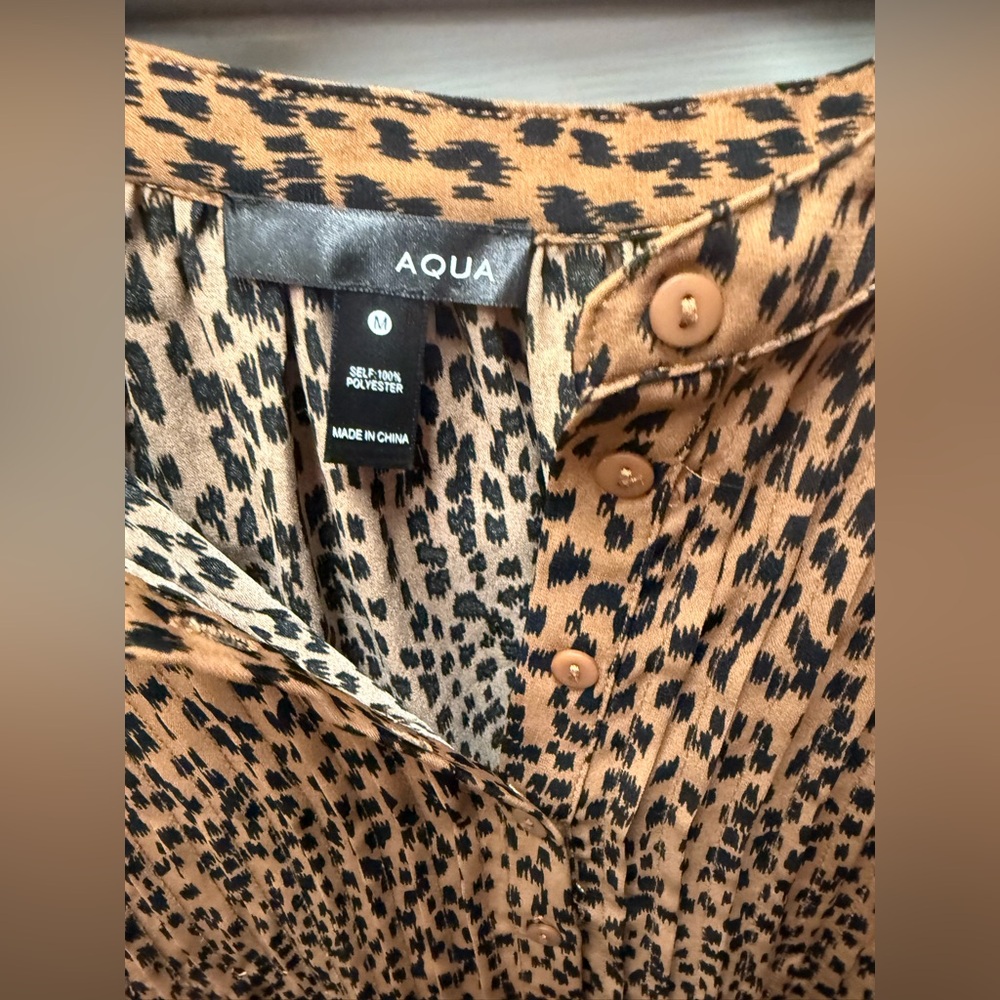 Leopard Print Ruffle Dress - Picture 6 of 8